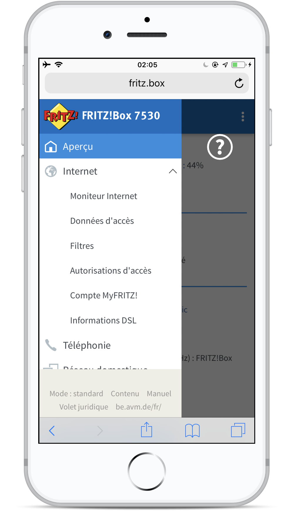 Comment configurer ma FRITZ!Box si je n'ai qu'un smartphone